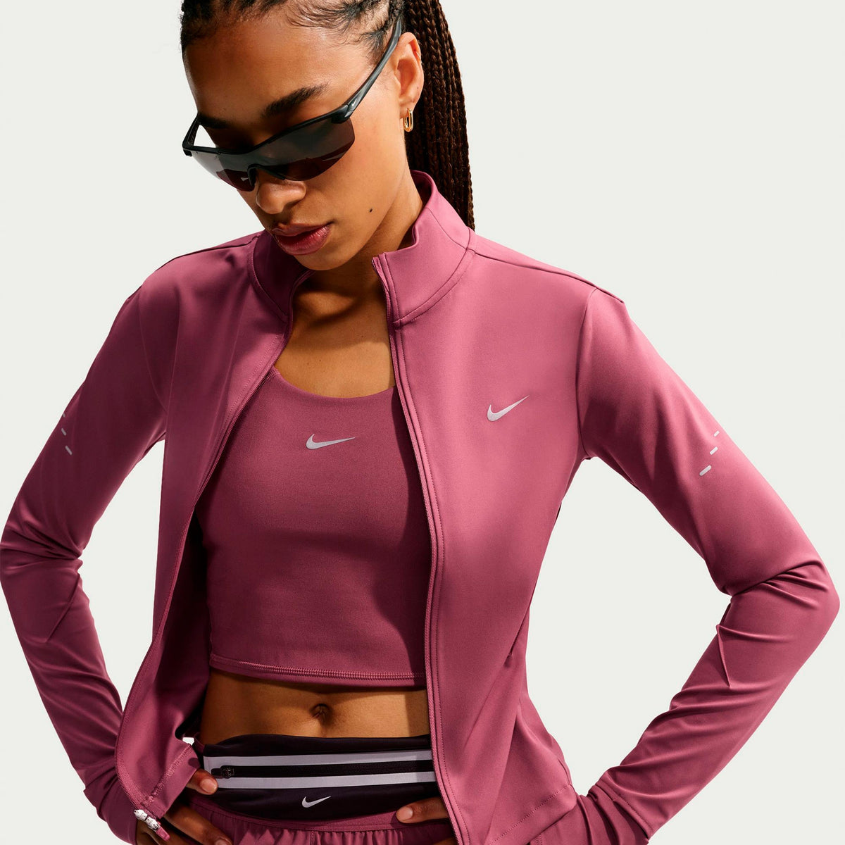 Nike Swift Women's Running Jacket - Mauve