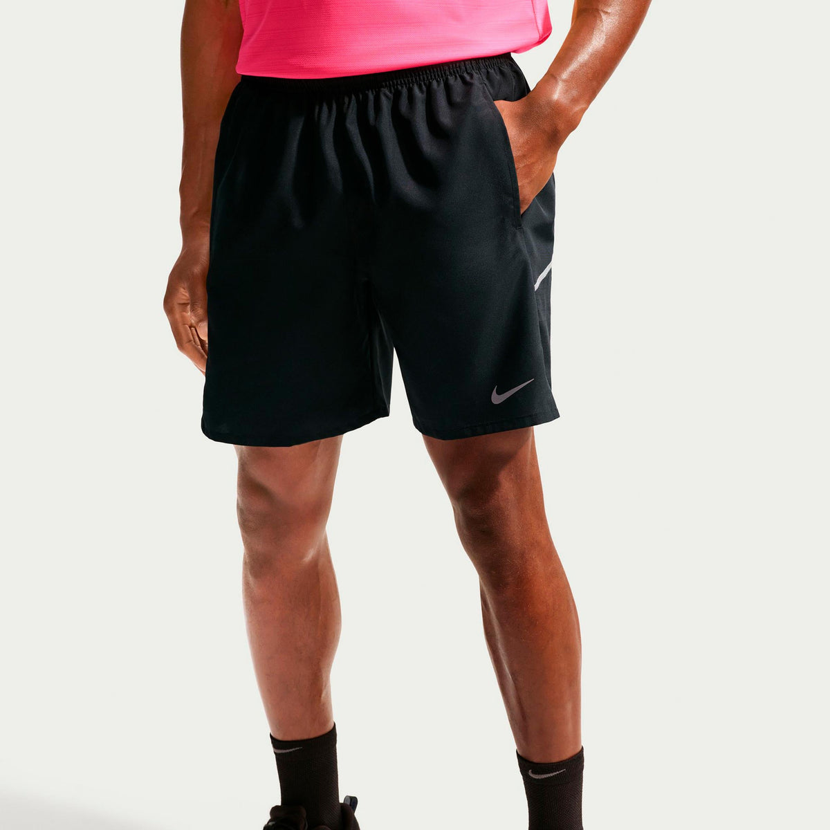 Nike Miler 5in Running shorts Black/silver