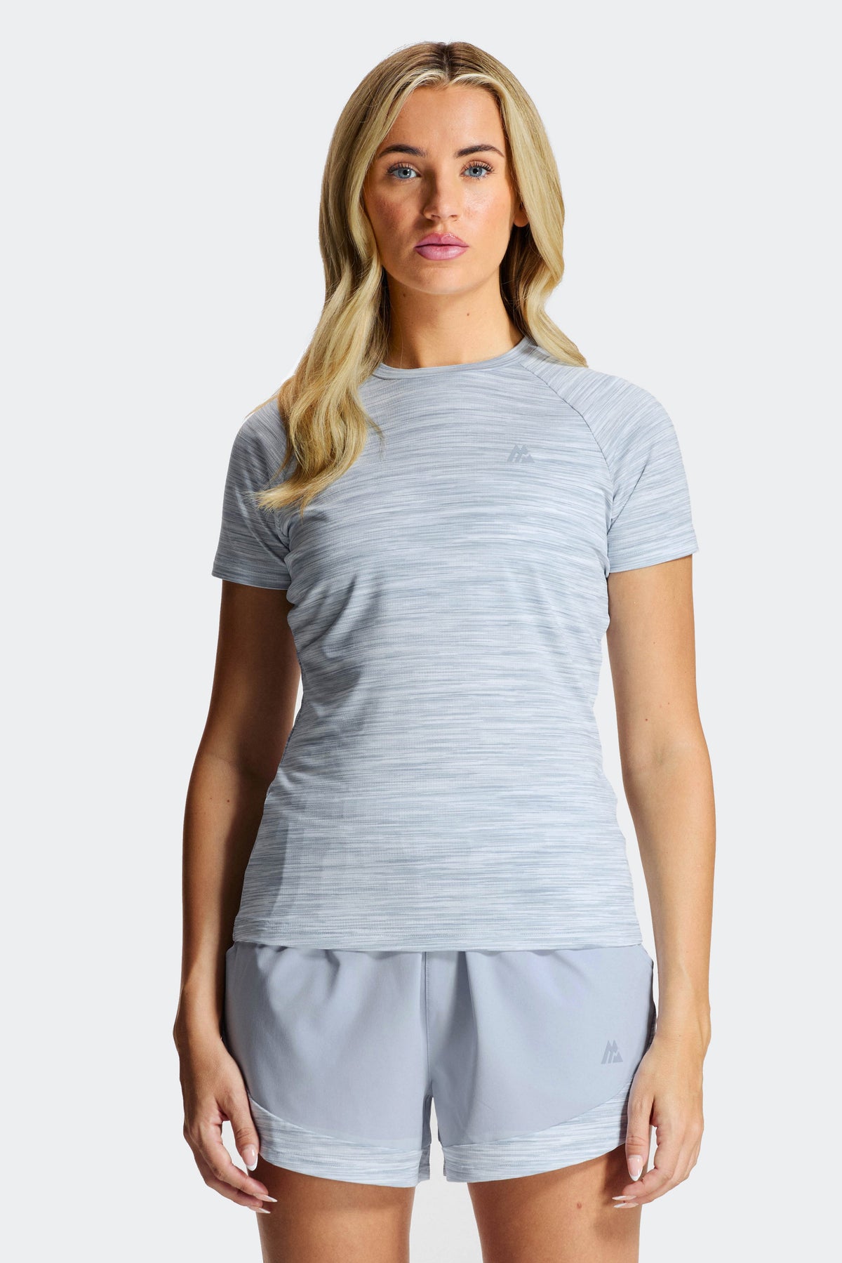 Montirex Women's Trail T-Shirt - Blue/White/Sky
