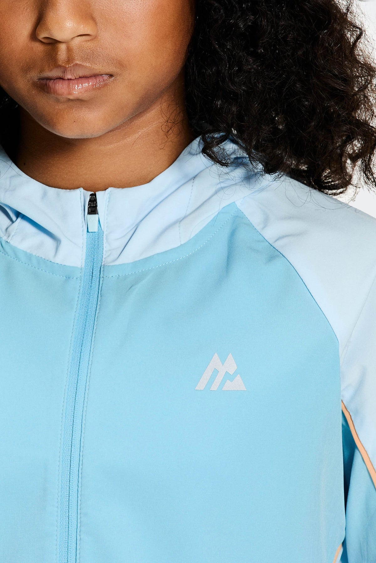 Montirex Girls' Lumina Jacket - Misty Blue Seashell Blue Apricot Blush