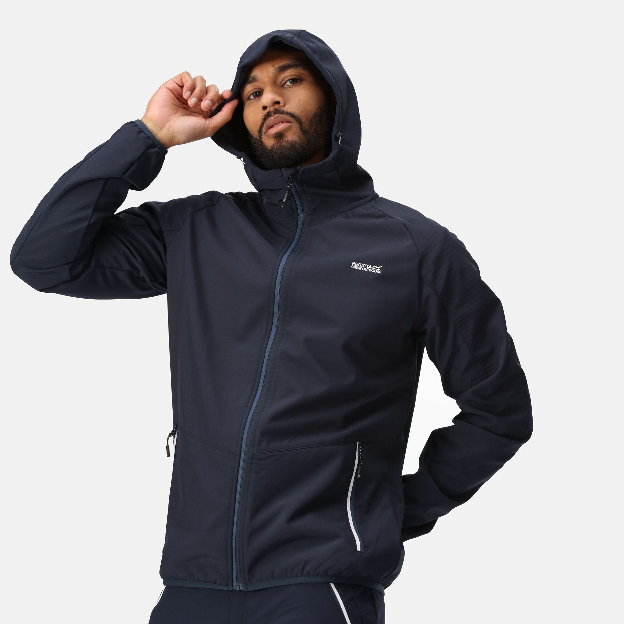 REGATTA AREC III SOFTSHELL JACKET - NAVY