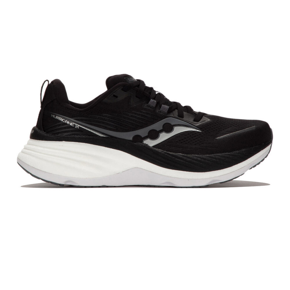 Saucony Hurricane 24 Men's Running Shoes - Black/Carbon
