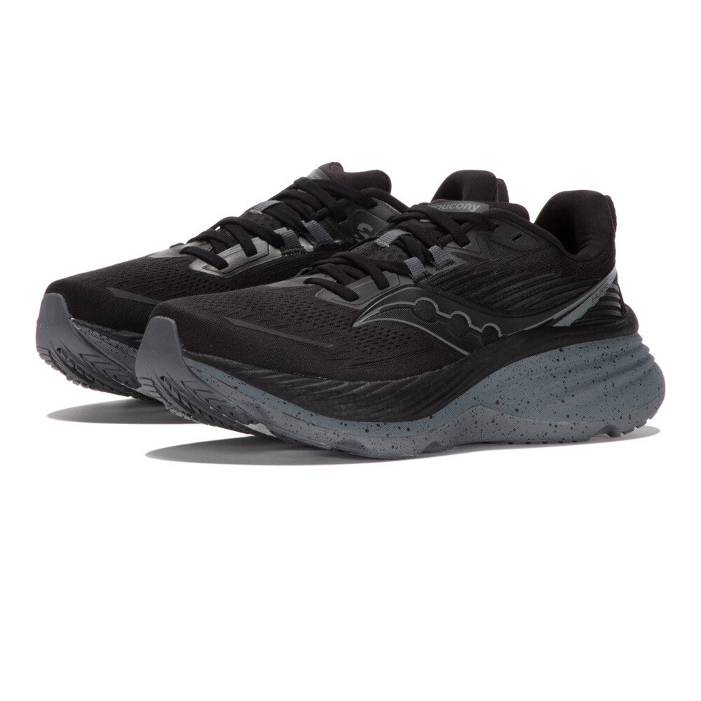 Saucony Hurricane 24 Women's Running Shoes - Black/Shadow