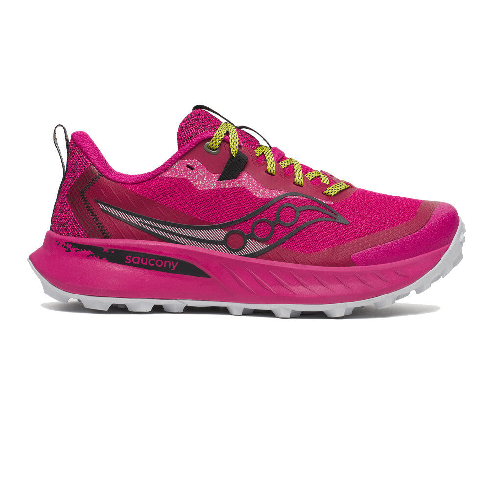 Saucony Peregrine 15 Women's Trail Running Shoes - Magenta/Black