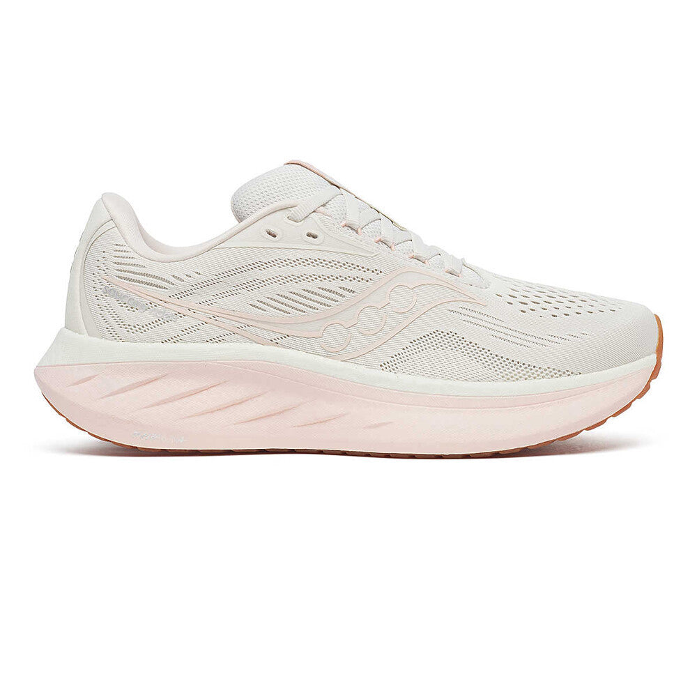 Saucony Ride 18 Women's Running Shoes - Quartz/Peony