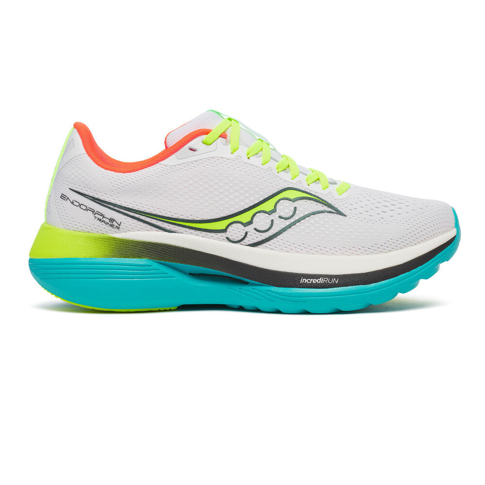 Saucony Endorphin Trainer Men's Running Shoes - White/Mutant