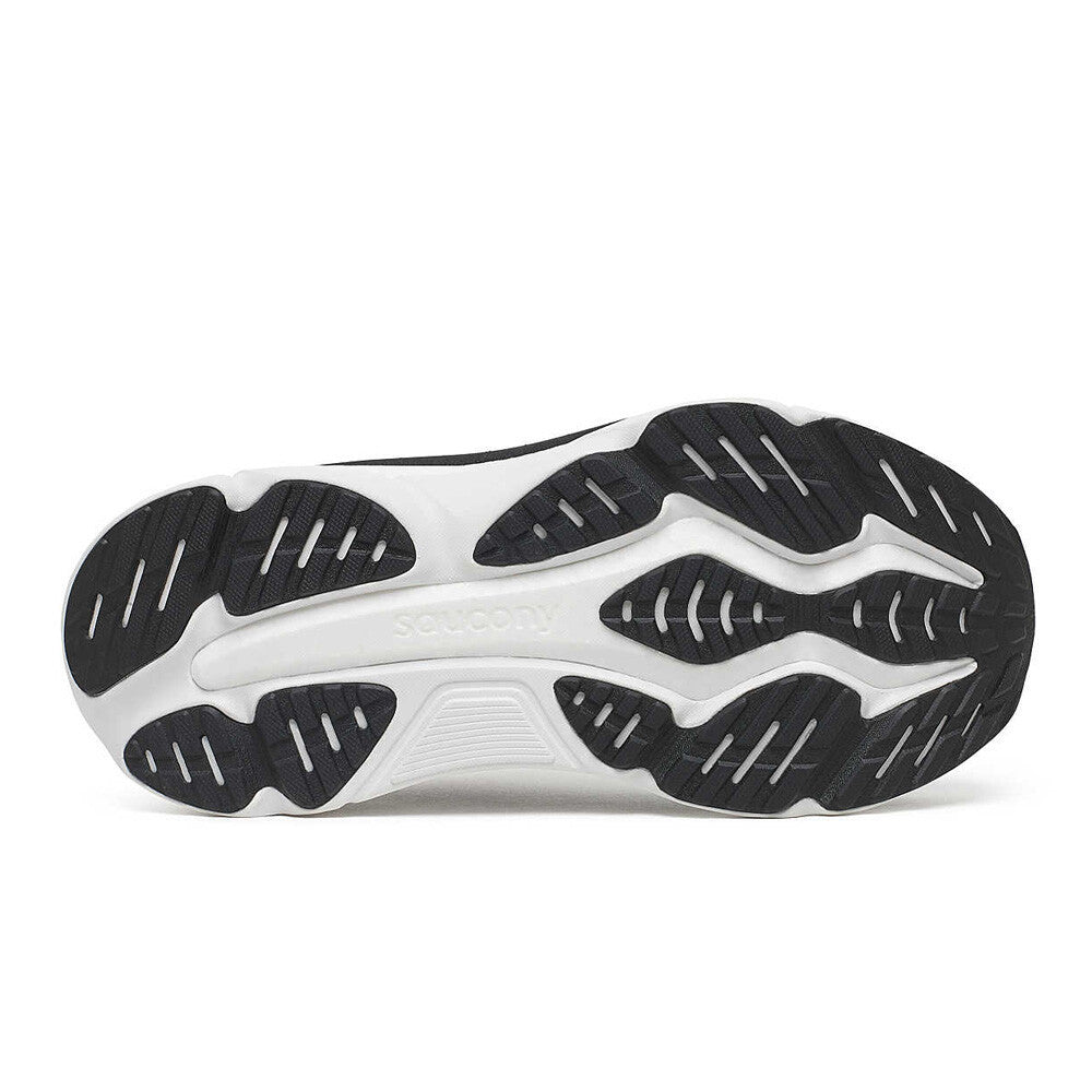 Saucony Hurricane 25 Men's Running Shoes (2E Width) - Black/White