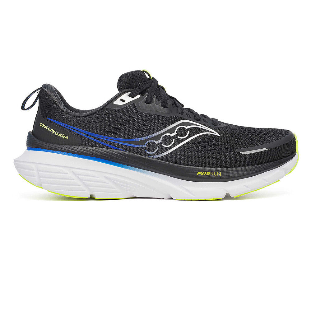 Saucony Guide 18 Men's Running Shoes - Black/Lapis