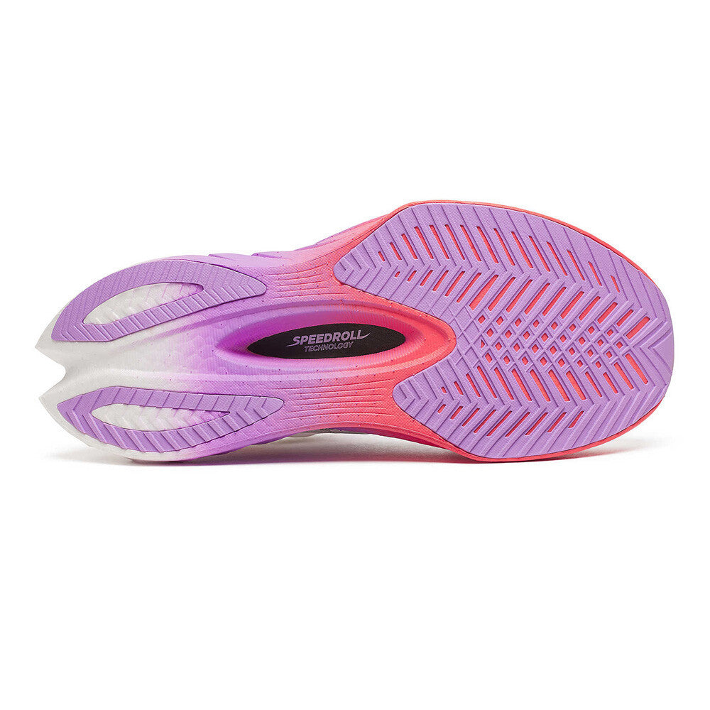Saucony Endorphin Pro 4 Women's Running Shoes - White/Crocus