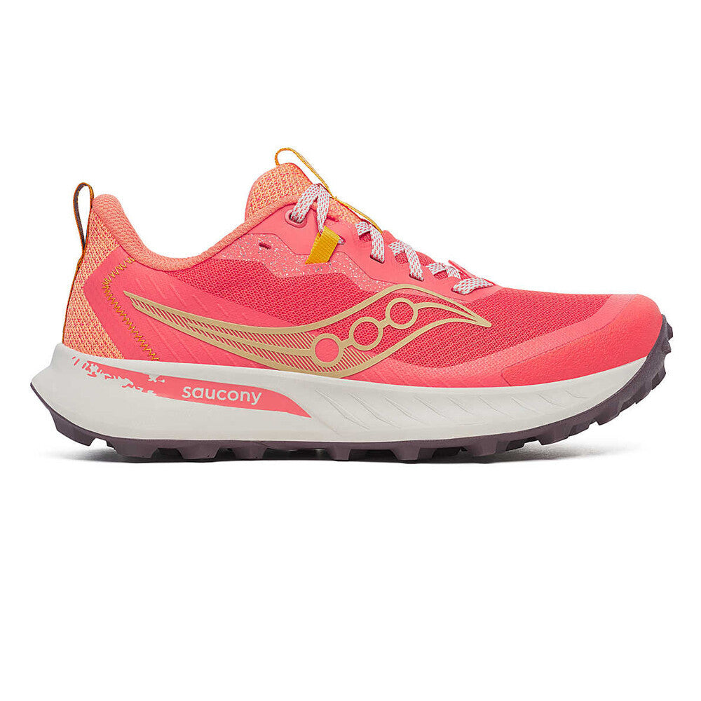 Saucony Peregrine 15 Women's Trail Running Shoes - Coral/Salmon