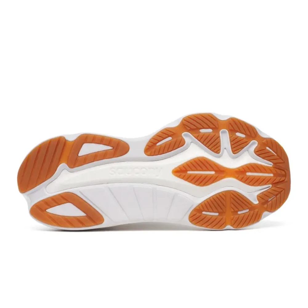 Saucony Hurricane 24 Women's Running Shoes - White/Gold