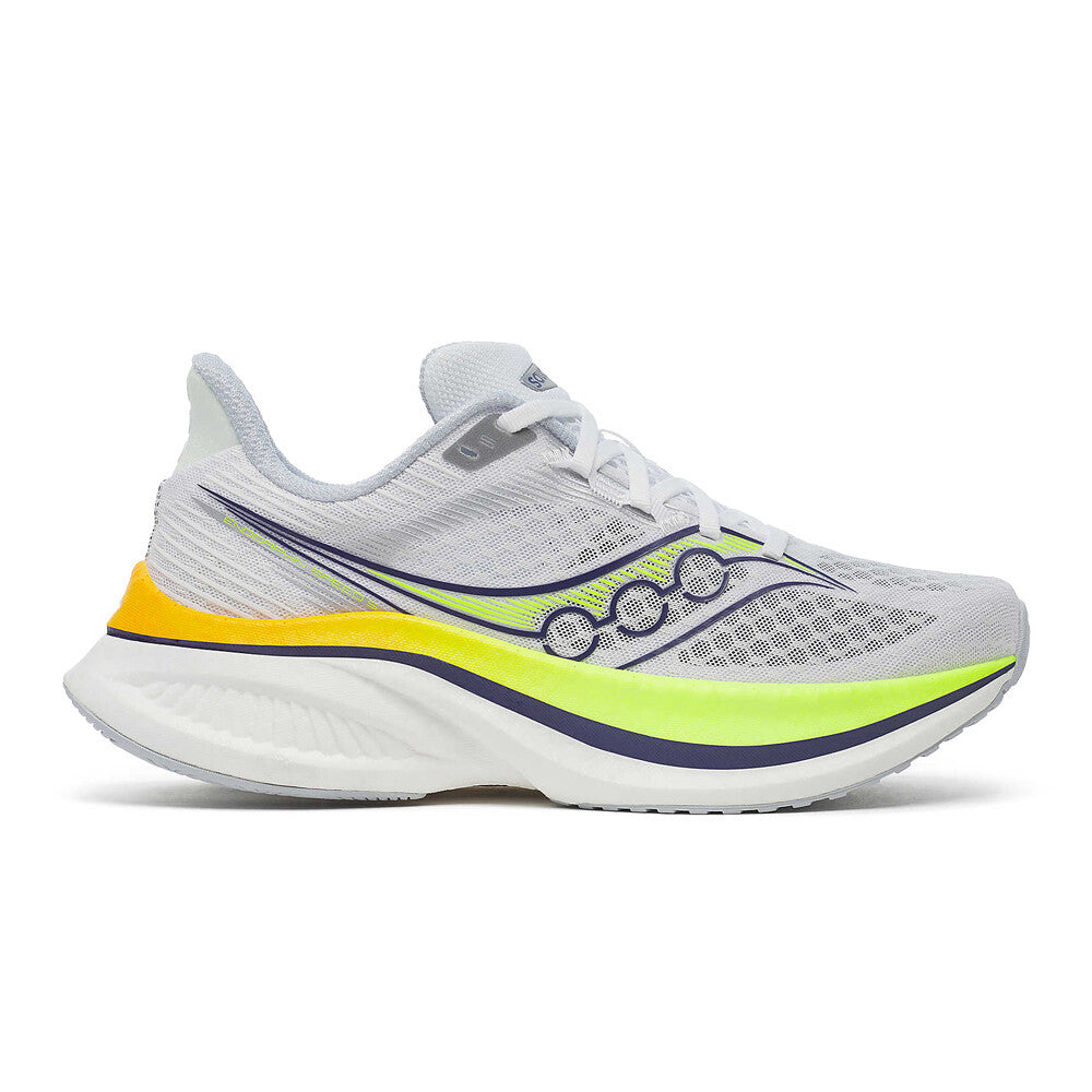 Saucony Endorphin Speed 5 Women's Running Shoes - White/Citron