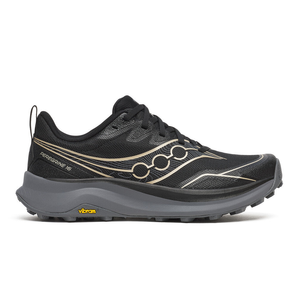 Saucony Peregrine 16 Women's Trail Running Shoes - Black/Carbon