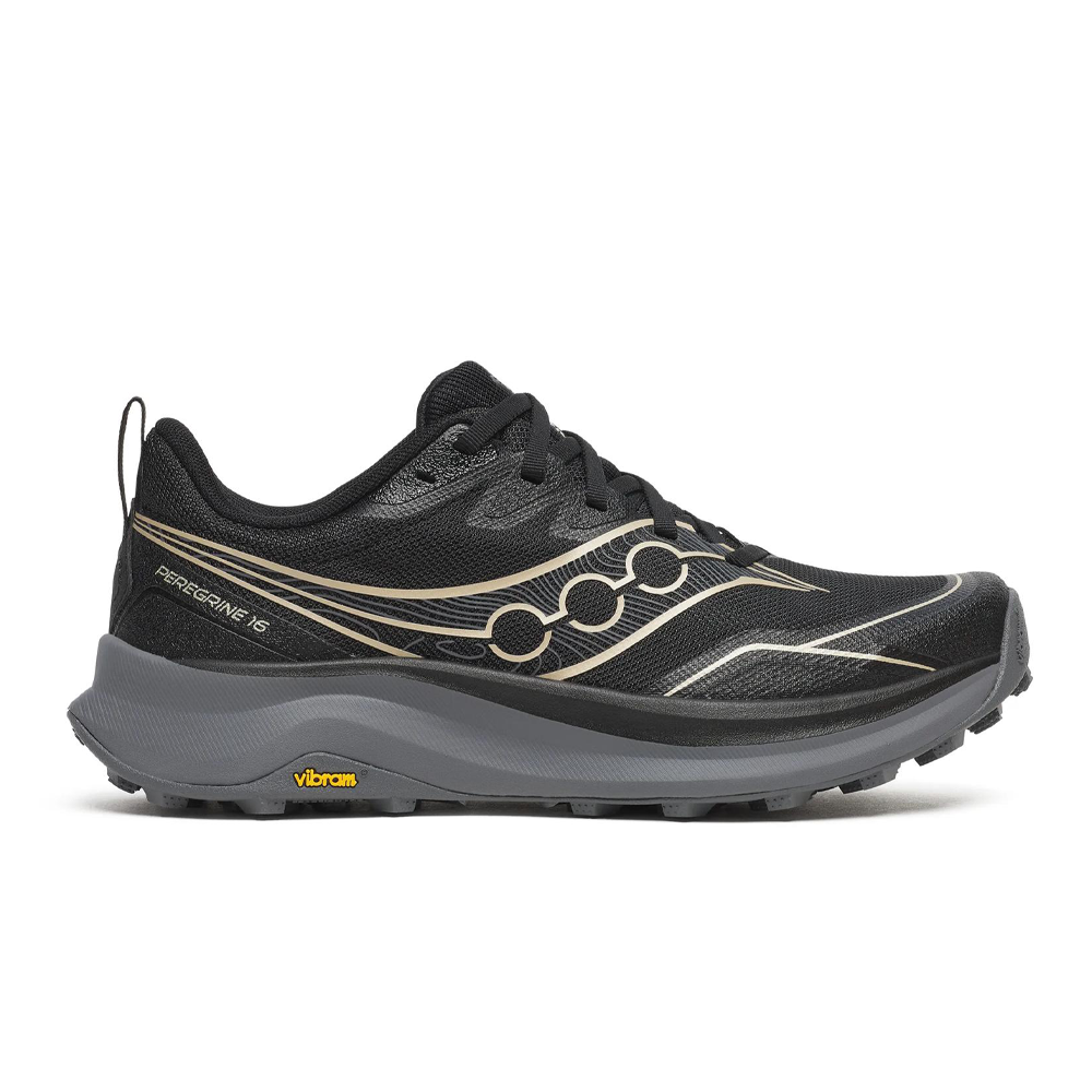 Saucony Peregrine 16 Women's Trail Running Shoes (D Width) - Black/Carbon