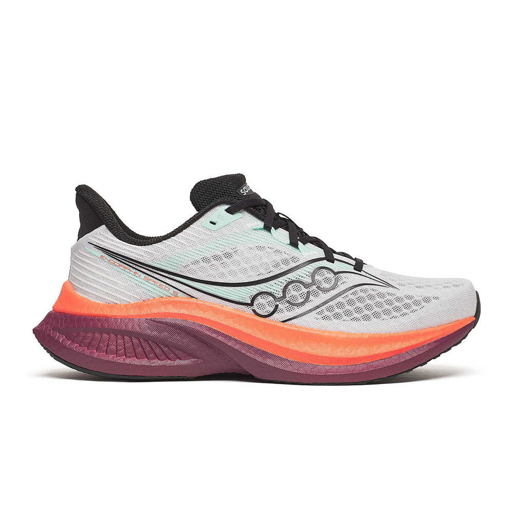 Saucony Endorphin Speed 5 Men's Running Shoes - White/Crimson