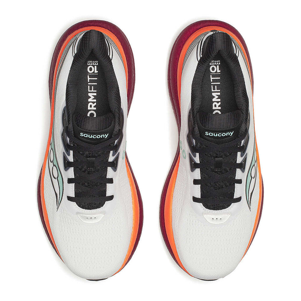 Saucony Triumph 23 Men's Running Shoes - White/Crimson