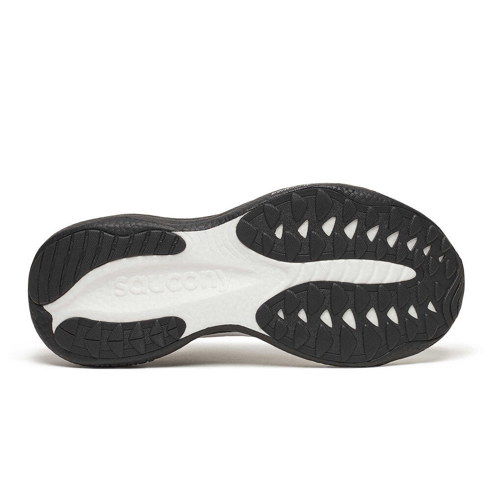 Saucony Ride 19 Men's Running Shoes - White/Black