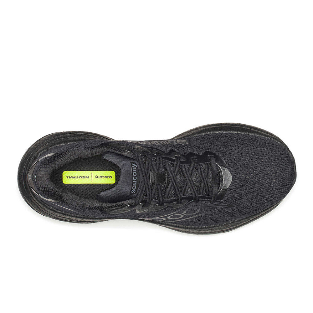 Saucony Ride 19 Men's Running Shoes (2E Width) - Triple Black