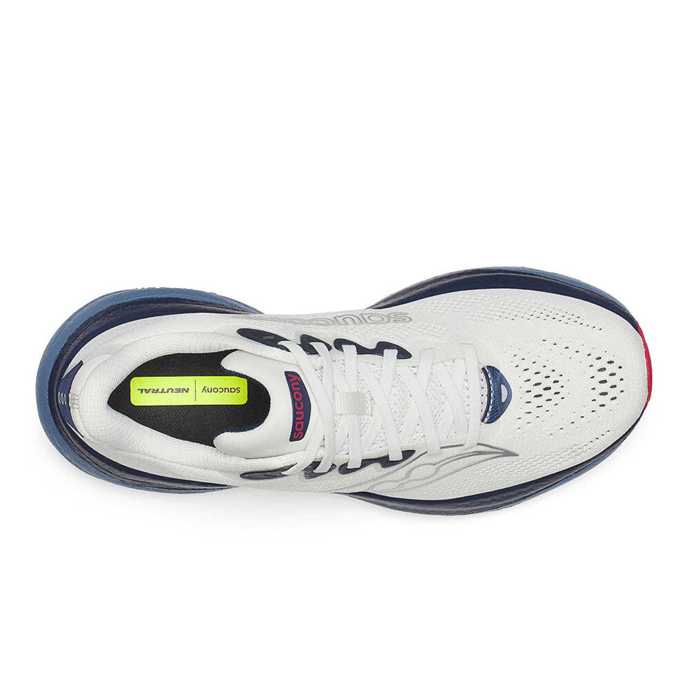 Saucony Ride 19 Men's Running Shoes (2E Width) - Ivory/Storm