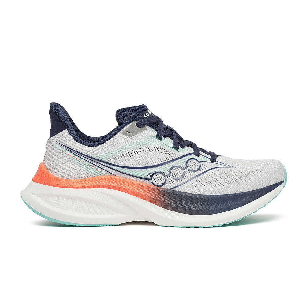 Saucony Endorphin Speed 5 Women's Running Shoes - White/Navy