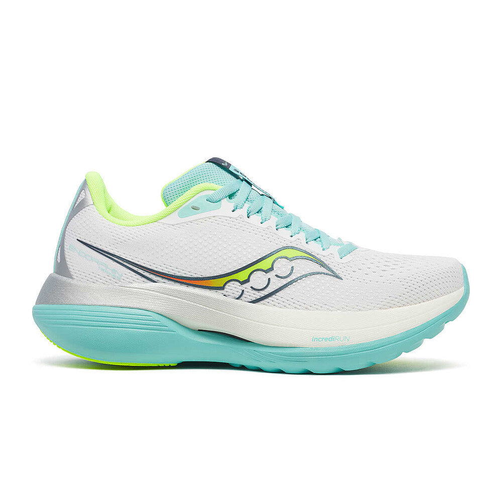 Saucony Endorphin Women's Running Shoes - White/Aqua