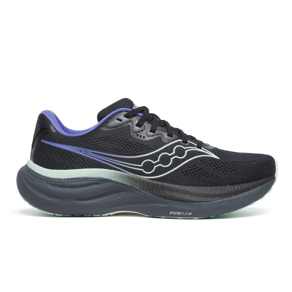 Saucony Ride 19 Women's Running Shoes - Black/Calm