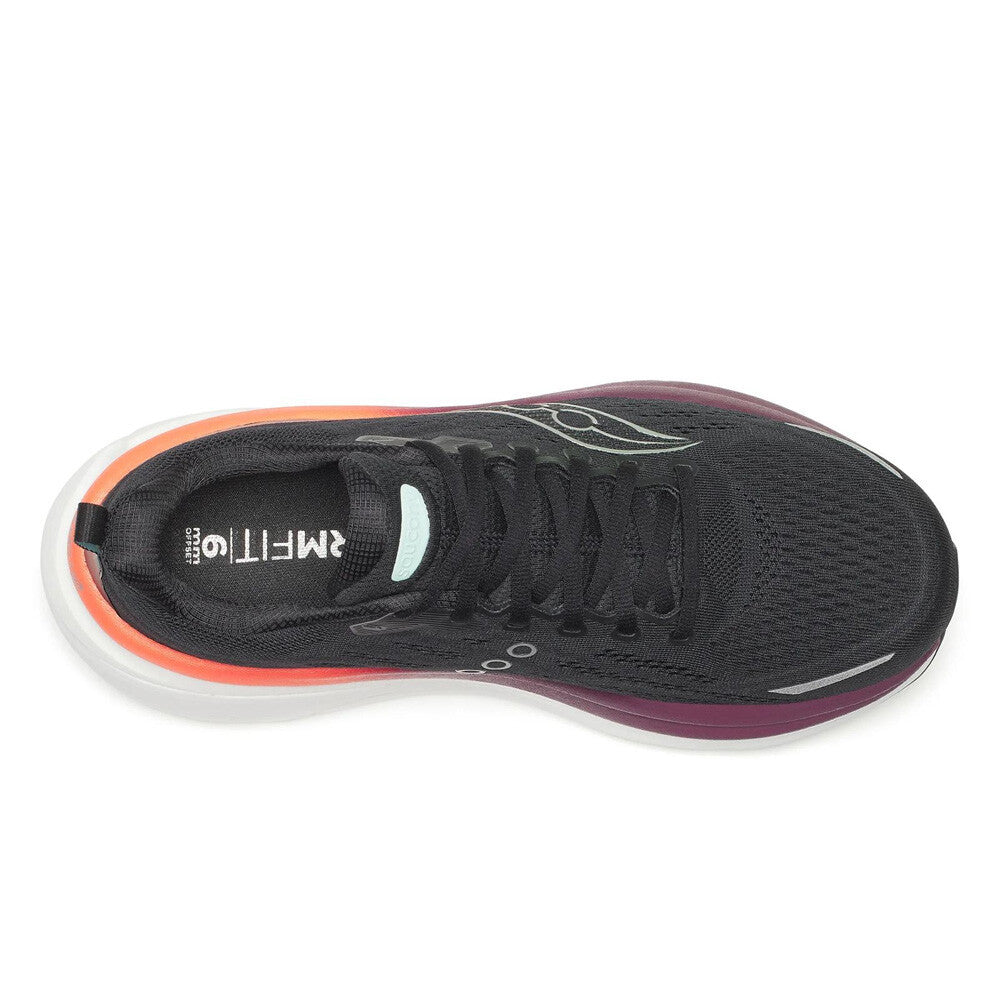 Saucony Hurricane 25 Men's Running Shoes - Black/Crimson