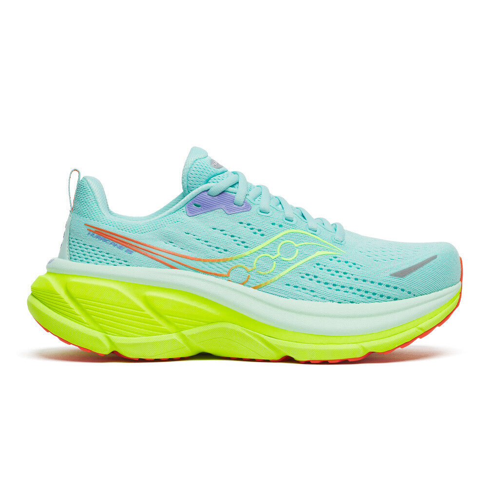Saucony Hurricane 25 Women's Running Shoes - Aqua/Citron