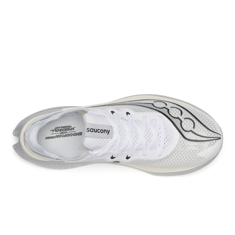 Saucony Endorphin Pro 5 Men's Running Shoes - White/Black