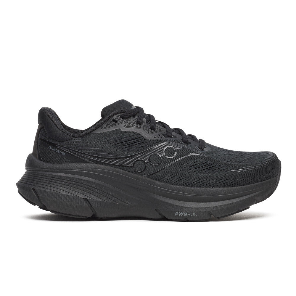 Saucony Guide 19 Men's Running Shoes - Triple Black
