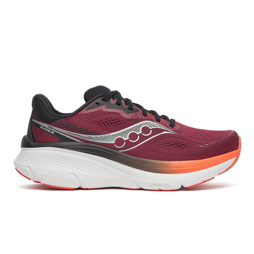 Saucony Guide 19 Men's Running Shoes - Crimson/Fire