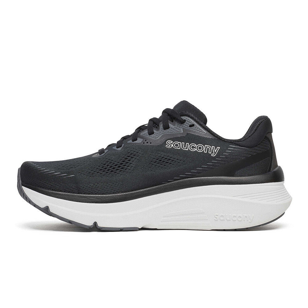 Saucony Guide 19 Men's Running Shoes (2E Width) - Black/Silver