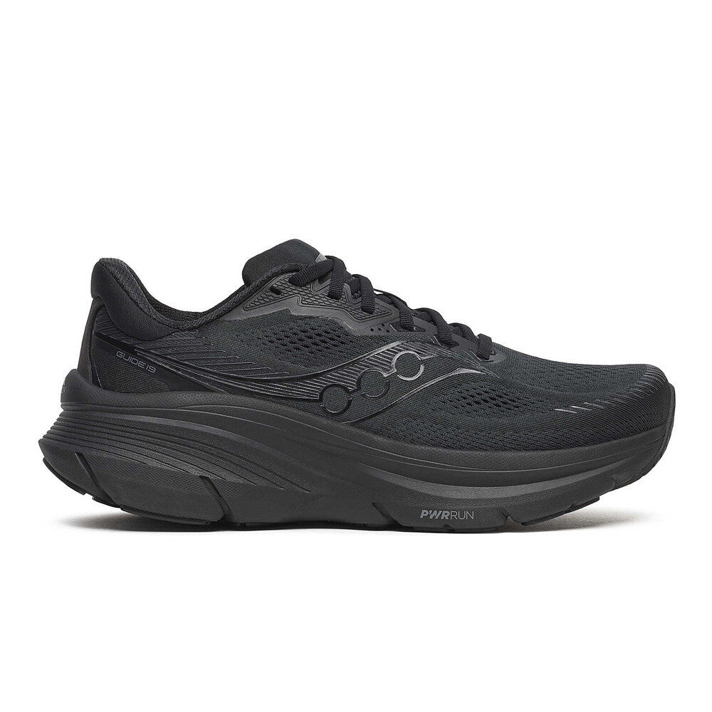 Saucony Guide 19 Men's Running Shoes (2E Width) - Triple Black