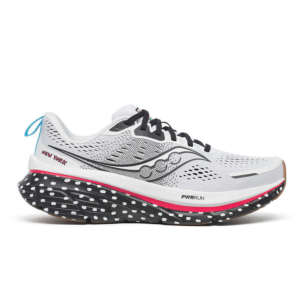 Saucony Guide 18 Women's Running Shoes - White/Black