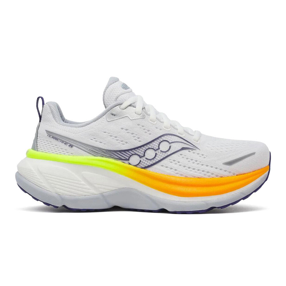 Saucony Hurricane 25 Women's Running Shoes - White/Frigid