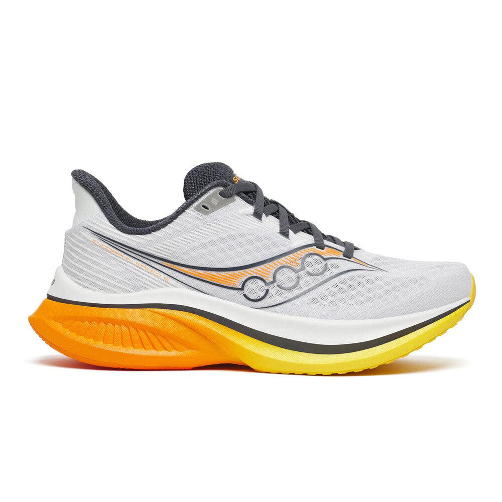 Saucony Endorphin Speed 5 Men's Running Shoes - White/Fuego