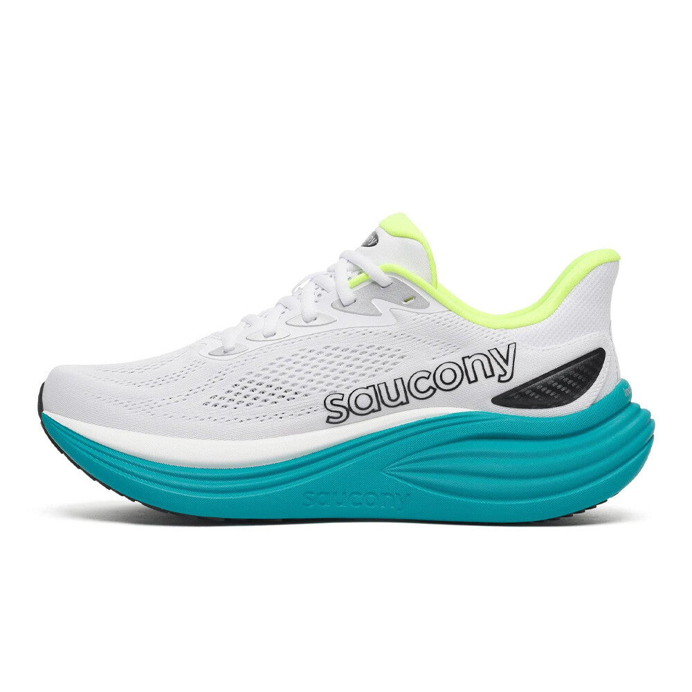 Saucony Triumph 24 Men's Running Shoes - White/Tranquil