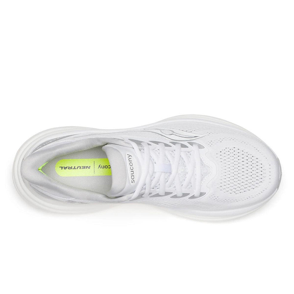Saucony Triumph 24 Men's Running Shoes - White/Silver