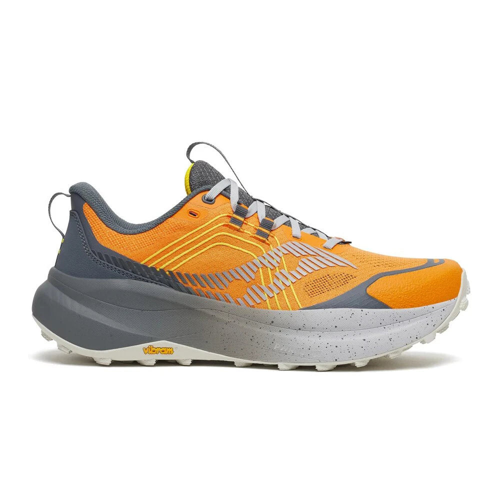 Saucony Xodus Ultra 4 Men's Trail Running Shoes - Fuego/Carbon