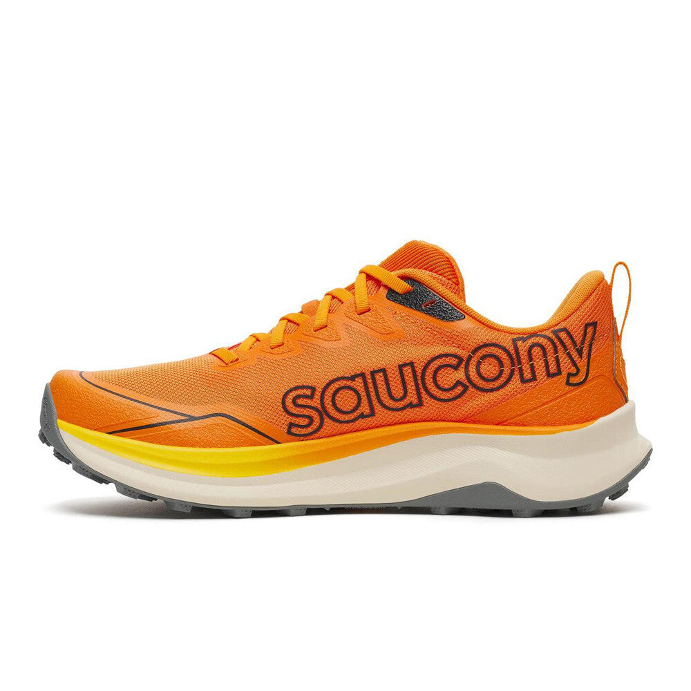 Saucony Peregrine 16 Men's Trail Running Shoes - Fuego/Cyber