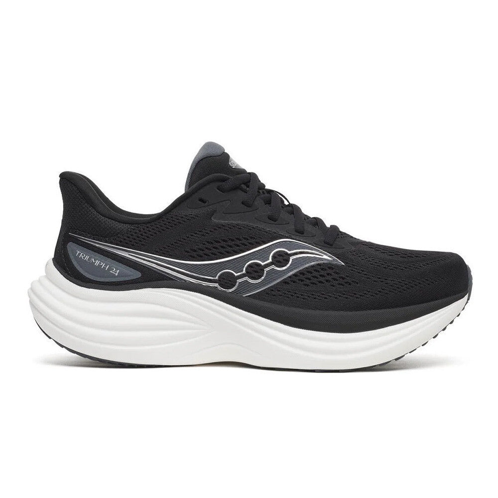 Saucony Triumph 24 Women's Running Shoes - Black/Silver