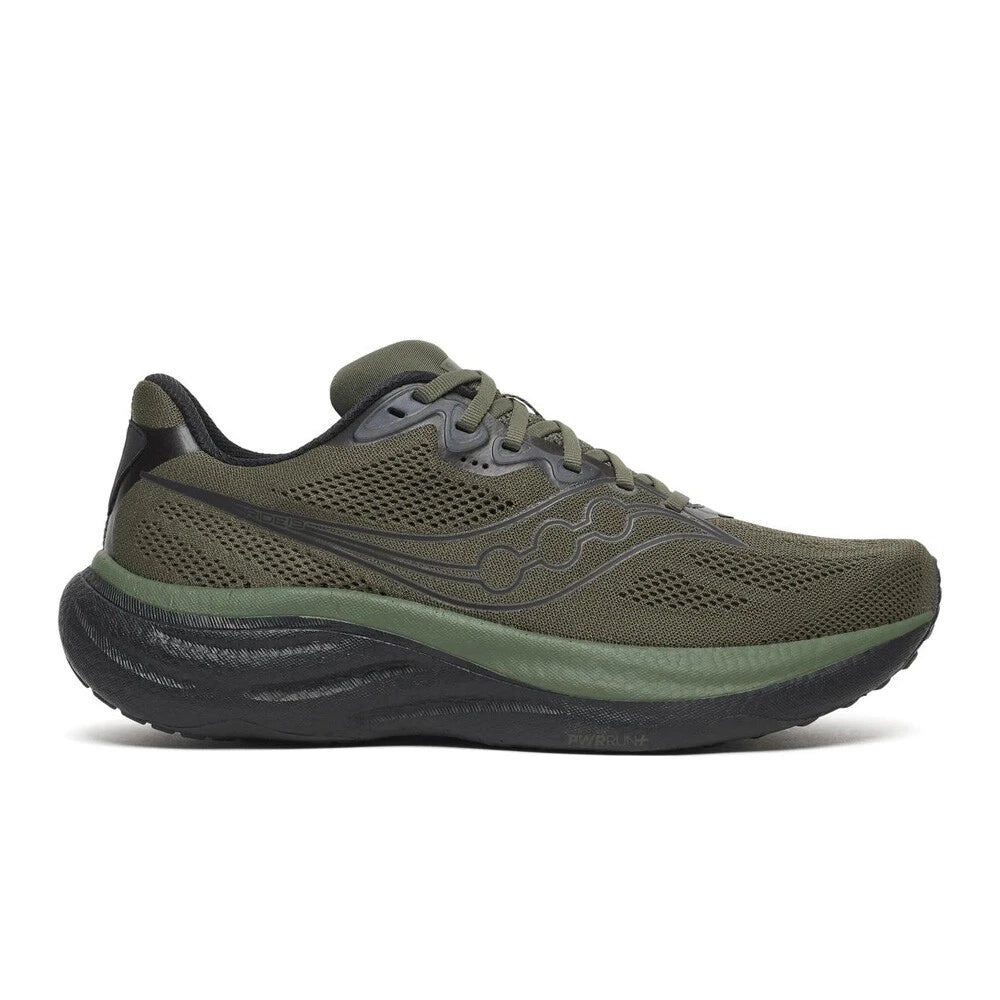 Saucony Ride 19 Men's Running Shoes - Fatigue/Black