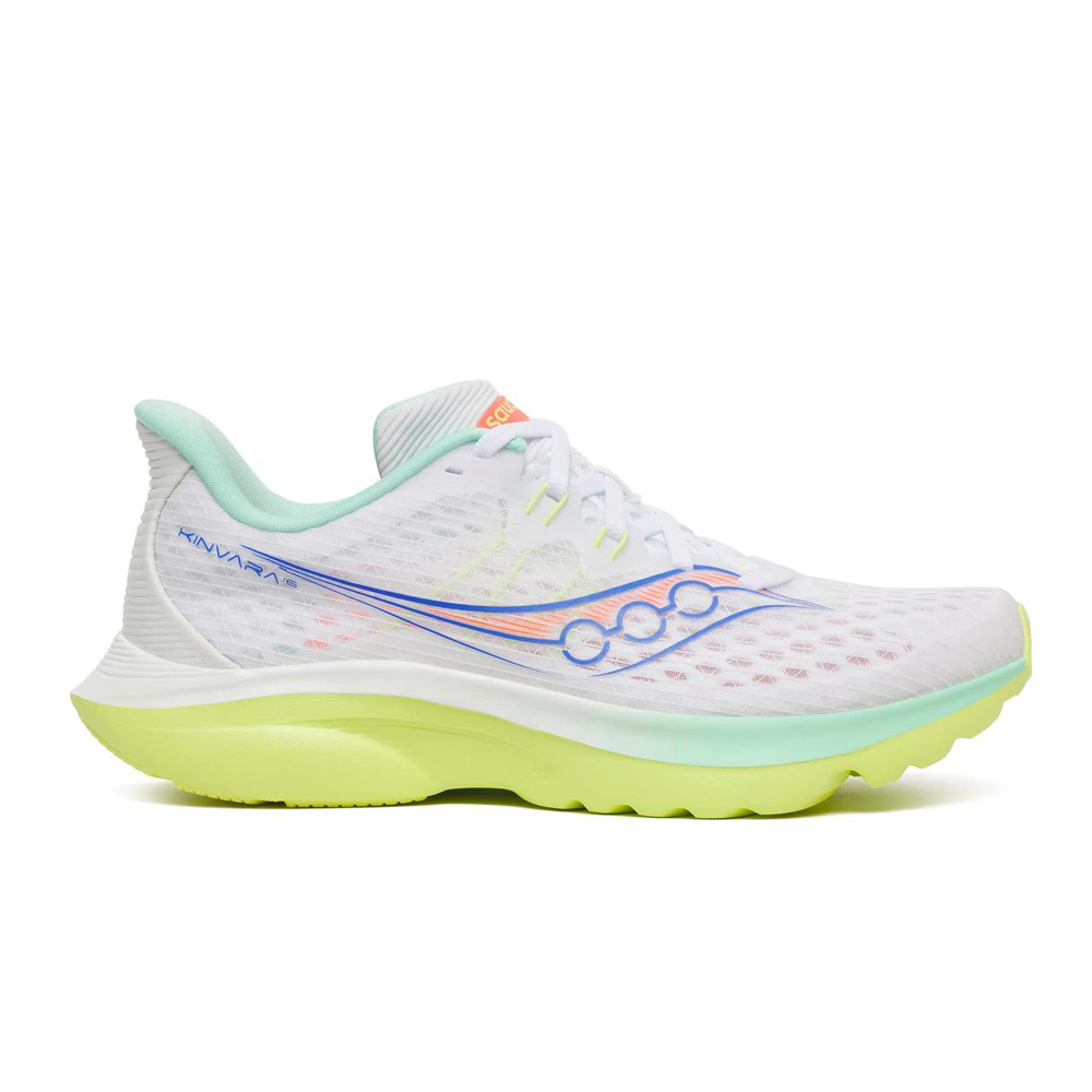 Saucony Kinvara 16 Women's Running Shoes - White/Tart