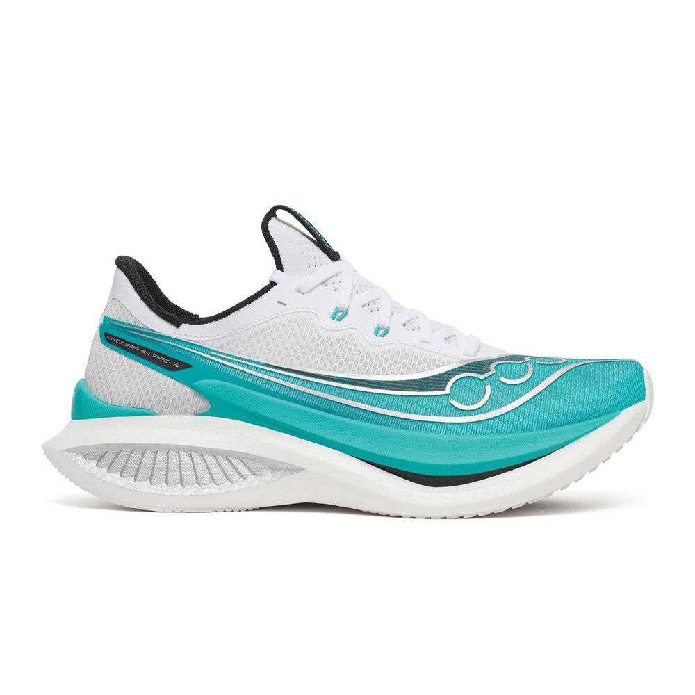 Saucony Endorphin Pro 5 Men's Running Shoes - White/Tranquil