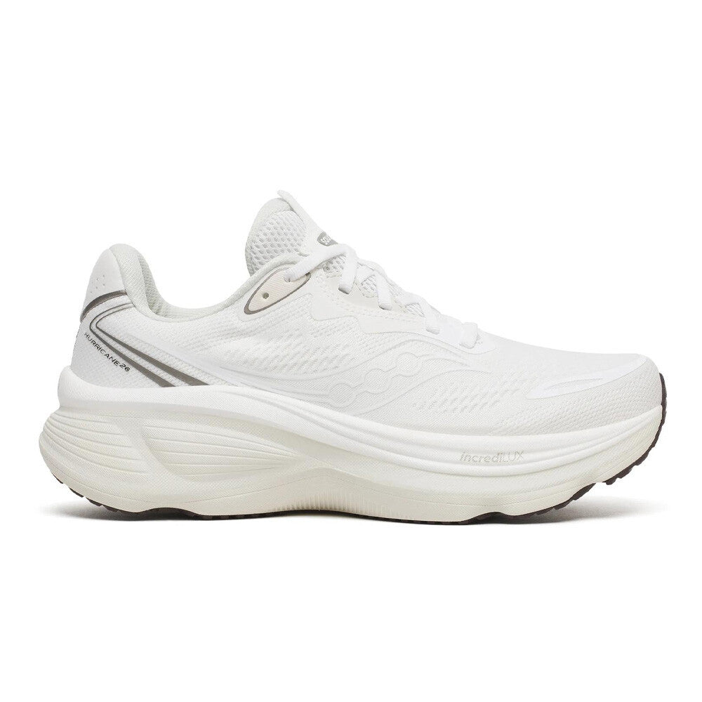 Saucony Hurricane 26 Men's Running Shoes - White/Quartz