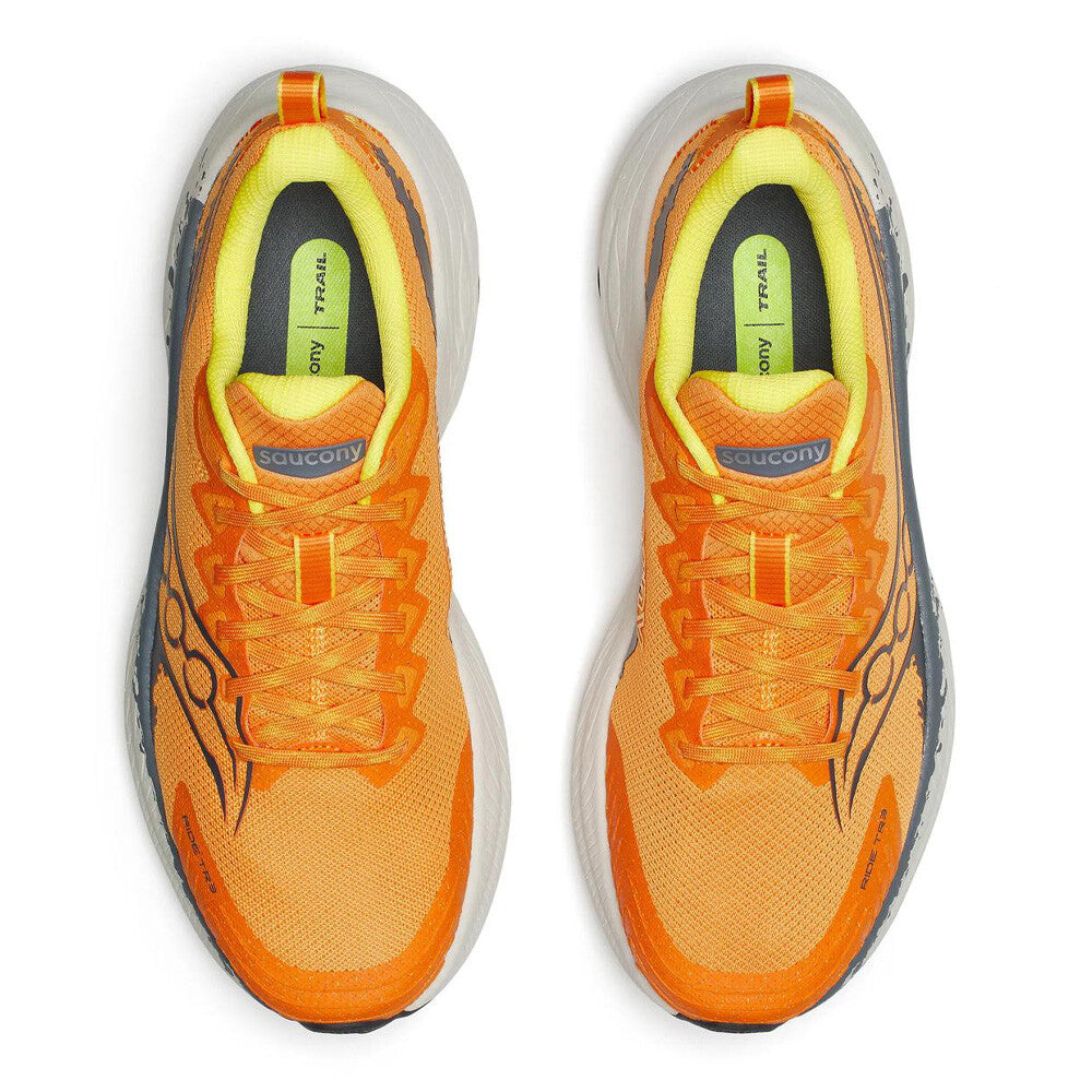 Saucony Ride TR3 Men's Trail Running Shoes - Fuego/Cyber