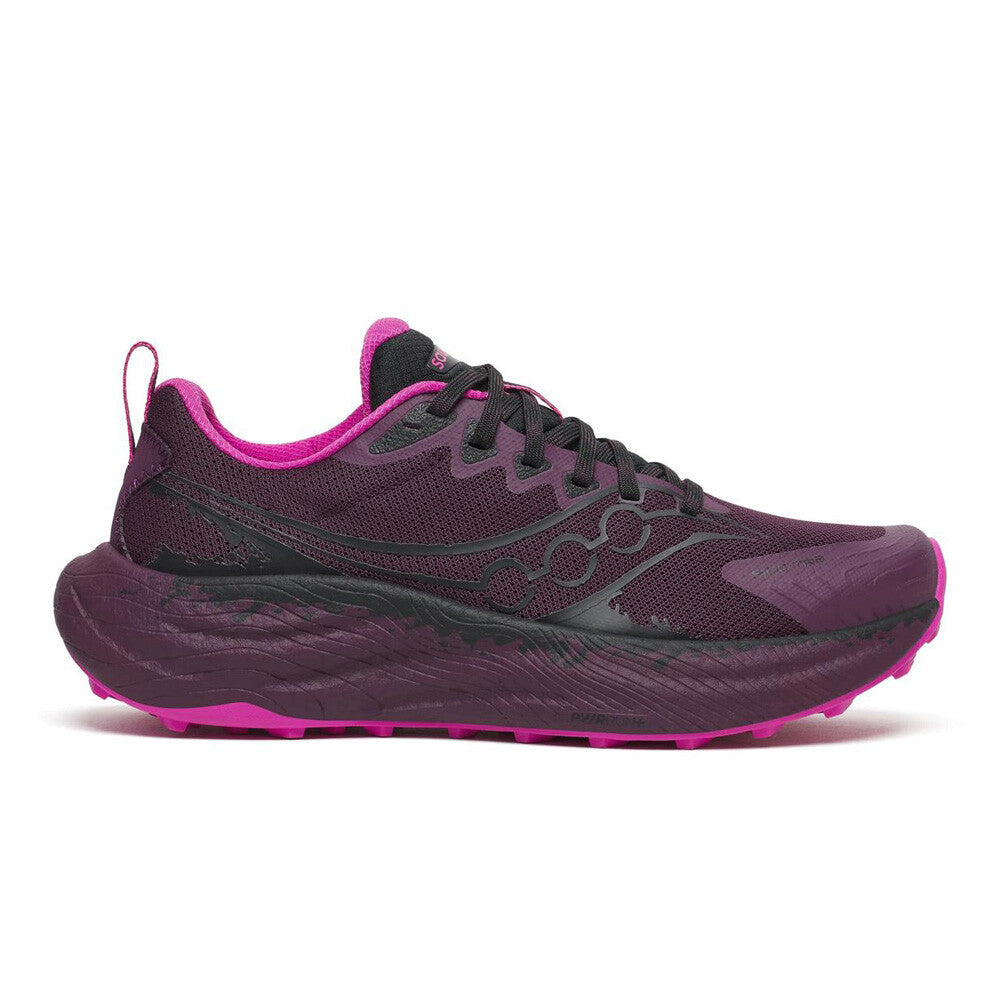 Saucony Ride TR3 Women's Trail Running Shoes - Eggplant/Black
