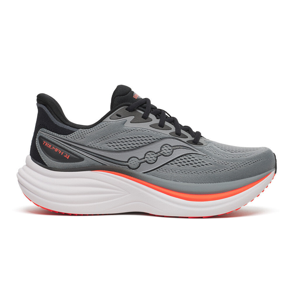 Saucony Triumph 24 Men's Running Shoes - Cinder/Black