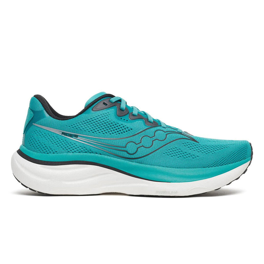 Saucony Ride 19 Men's Running Shoes - Tranquil/Black