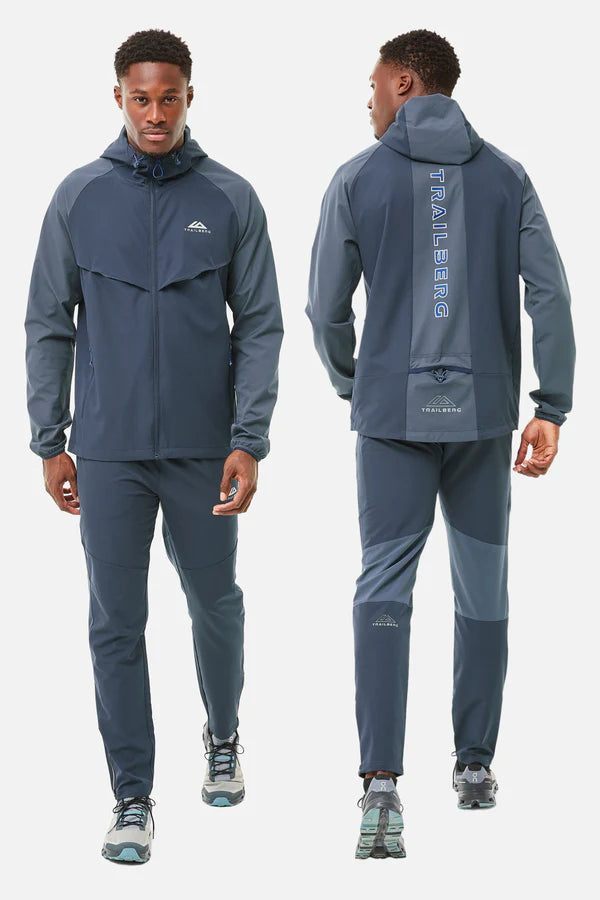 TRAILBERG RAPID VENTILATE TRACKSUIT - BLACK IRIS/SPELLBOUND